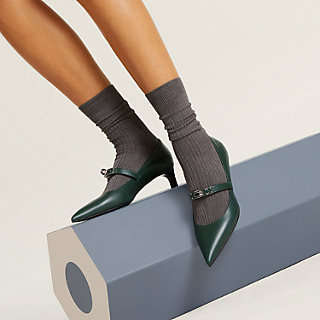 パンプス 《キアラ》 40 - グリーン | Hermès - エルメス-公式サイト